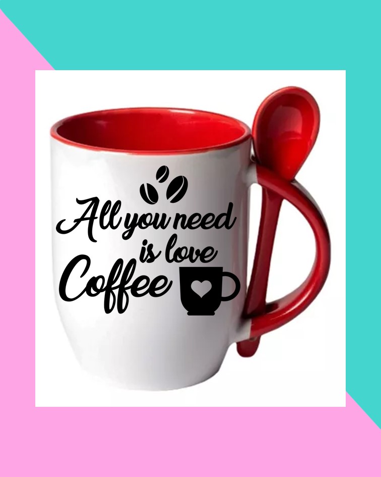 Taza con cuchara